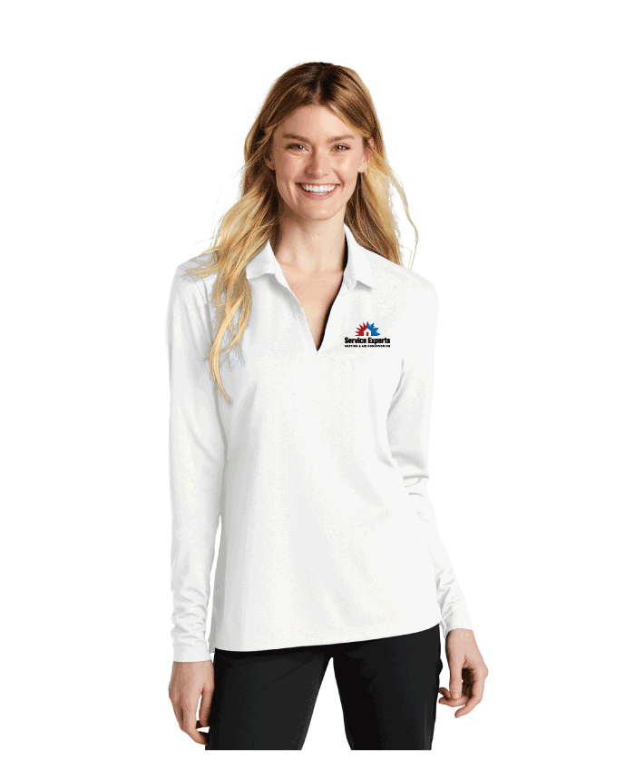 Ladies Long Sleeve Nike Polo