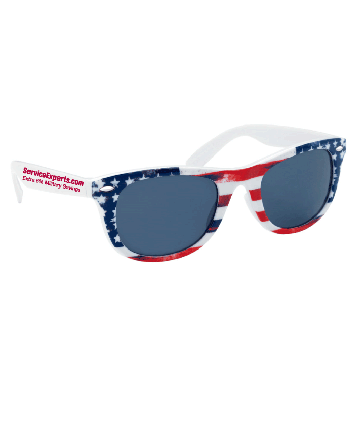 Patriotic Malibu Sunglasses (100+)