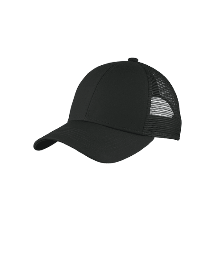 Mesh Baseball Cap, Black, Levy & Son
