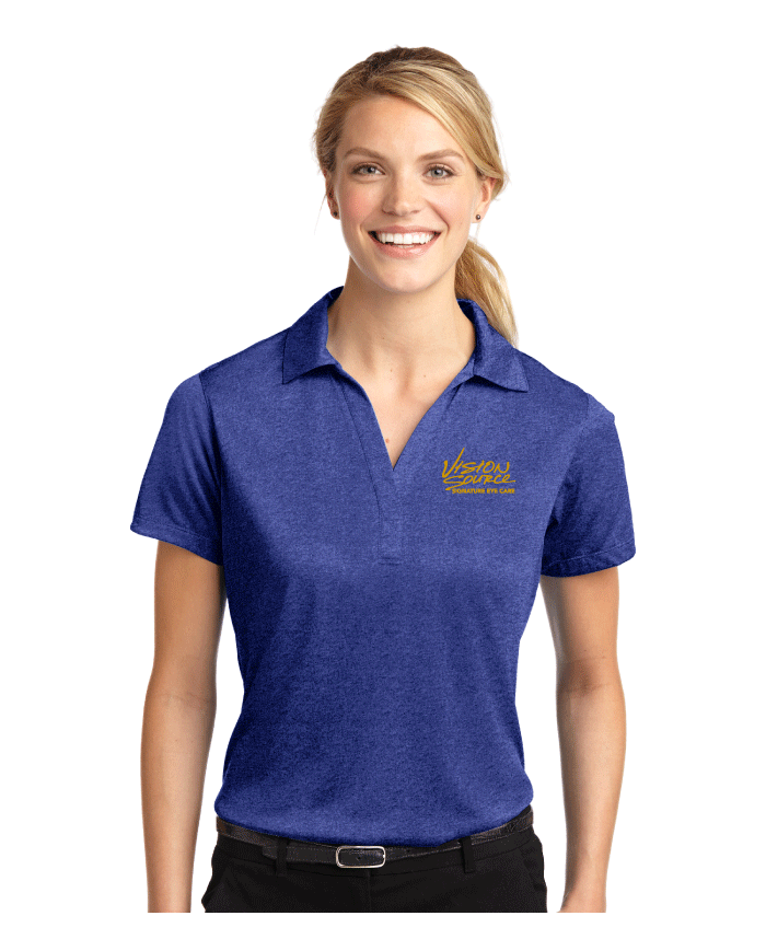 Sport-Tek Ladies Heather Contender Polo