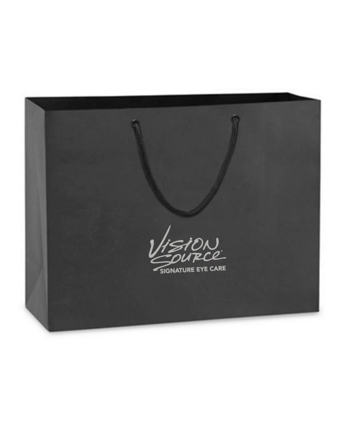 Matte Black 13x5x10" Boutique Bag  (500+)