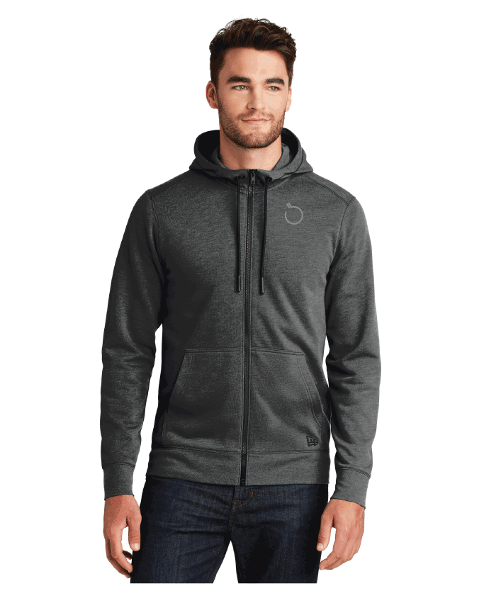 Men's Tri-Blend Fleece Full Zip Hoodie