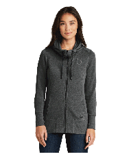 Ladies Tri-Blend Fleece Full Zip Hoodie