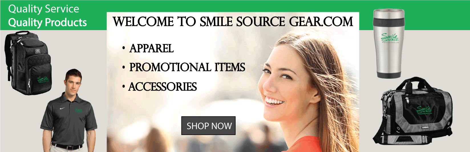 Shop Now for Smile Source Gear